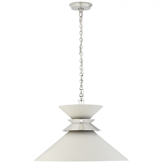 Alborg Large Stacked Pendant (279|CHC 5245PN-WHT)