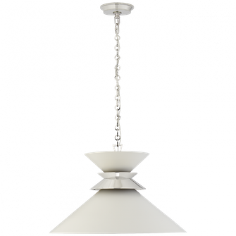 Alborg Large Stacked Pendant (279|CHC 5245PN-WHT)
