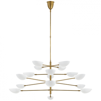 Graphic Grande Four-Tier Chandelier (279|ARN 5503HAB-WHT)