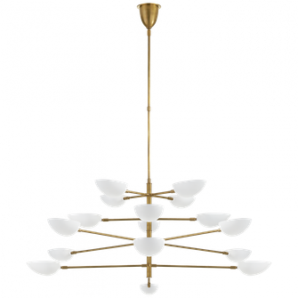 Graphic Grande Four-Tier Chandelier (279|ARN 5503HAB-WHT)