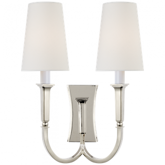 Delphia Large Double Arm Sconce (279|TOB 2273PN-L)