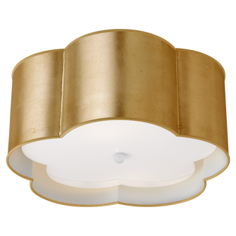 Bryce Medium Flush Mount (279|KS 4117G/WHT-FA)