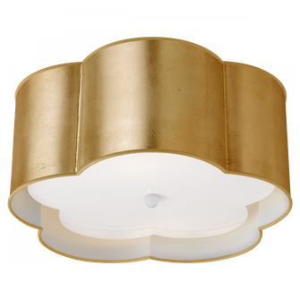 Bryce Medium Flush Mount (279|KS 4117G/WHT-FA)
