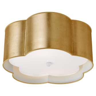 Bryce Medium Flush Mount (279|KS 4117G/WHT-FA)