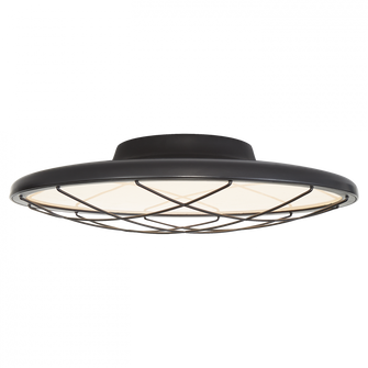 Dot 16'' Caged Flush Mount (279|PB 4004MBK)