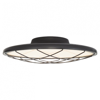Dot 16'' Caged Flush Mount (279|PB 4004MBK)