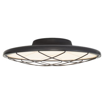 Dot 16'' Caged Flush Mount (279|PB 4004MBK)