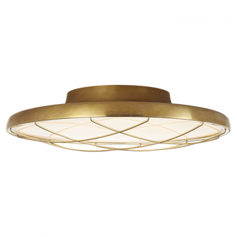 Dot 13'' Caged Flush Mount (279|PB 4001NB)