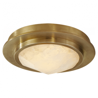 Halcyon 5'' Solitaire Bezel Flush Mount (279|KW 4093AB/Q)