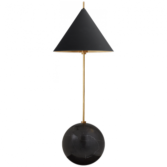 Cleo Orb Base Accent Lamp (279|KW 3118AB/BLK)