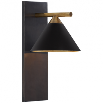Cleo Sconce (279|KW 2410BZ/AB-BLK)