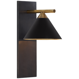 Cleo Sconce (279|KW 2410BZ/AB-BLK)