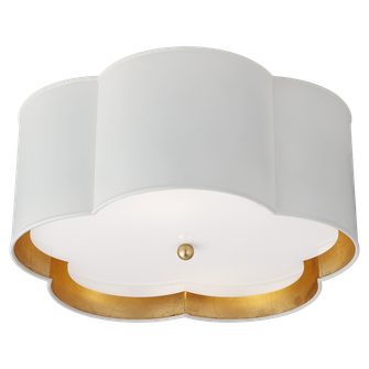 Bryce Medium Flush Mount (279|KS 4117WHT/G-FA)