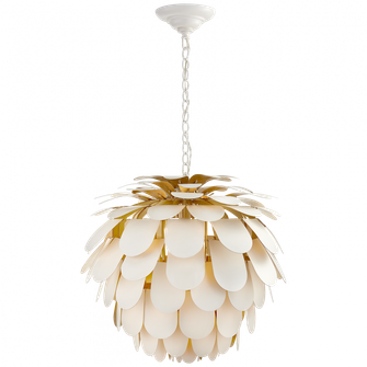Cynara Large Chandelier (279|CHC 5157WHT/G)