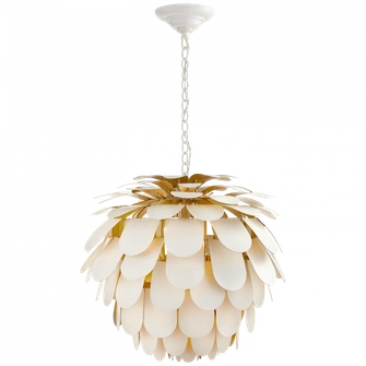 Cynara Large Chandelier (279|CHC 5157WHT/G)