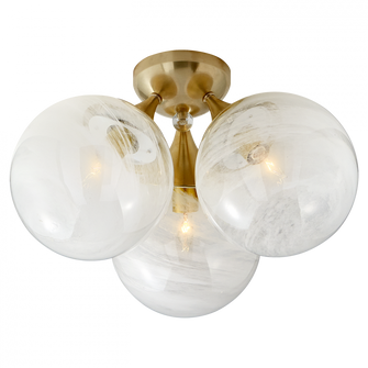 Cristol Large Triple Flush Mount (279|ARN 4401HAB-WG)