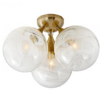 Cristol Large Triple Flush Mount (279|ARN 4401HAB-WG)