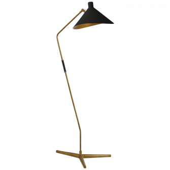 Mayotte Large Offset Floor Lamp (279|ARN 1013HAB-BLK)
