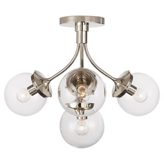 Prescott Medium Semi-Flush Mount (279|KS 4407PN-CG)