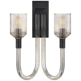 Reverie Double Sconce (279|KW 2404CRB/BZ)