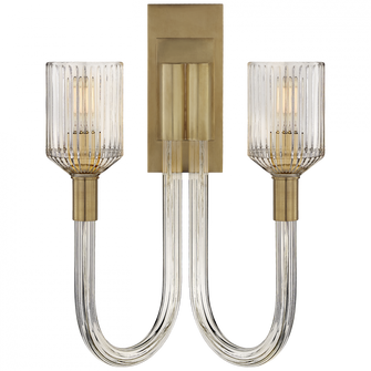 Reverie Double Sconce (279|KW 2404CRB/AB)