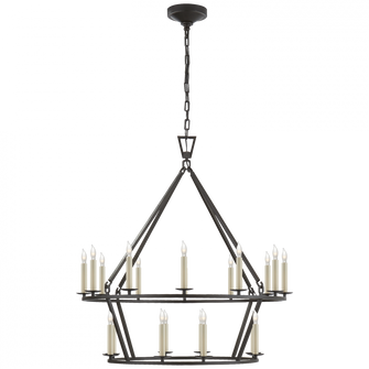 Darlana Medium Two-Tier Chandelier (279|CHC 5178AI)