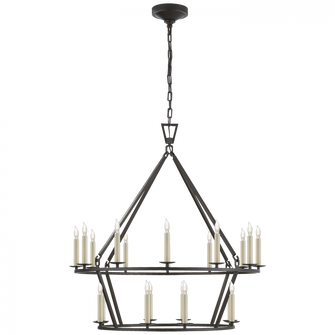 Darlana Medium Two-Tier Chandelier (279|CHC 5178AI)