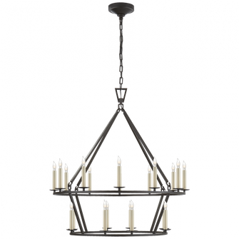 Darlana Medium Two-Tier Chandelier (279|CHC 5178AI)