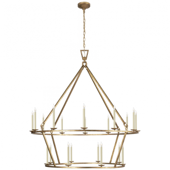Darlana Extra Large Two-Tier Chandelier (279|CHC 5199GI)