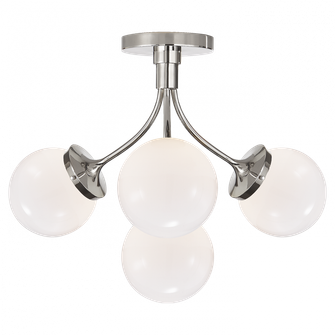 Prescott Medium Semi-Flush Mount (279|KS 4407PN-WG)