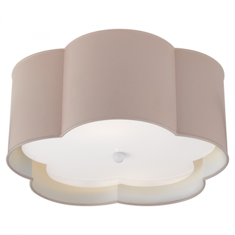 Bryce Medium Flush Mount (279|KS 4117PNK/WHT-FA) Bryce Medium Flush Mount (279|KS 4117PNK/WHT-FA)