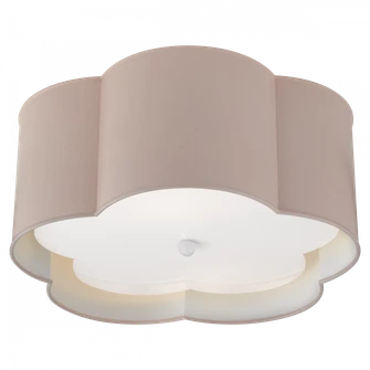 Bryce Medium Flush Mount (279|KS 4117PNK/WHT-FA)
