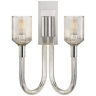 Reverie Double Sconce (279|KW 2404CRB/PN)