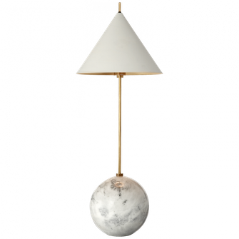 Cleo Orb Base Accent Lamp (279|KW 3118AB/WHT)
