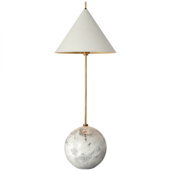 Cleo Orb Base Accent Lamp (279|KW 3118AB/WHT)