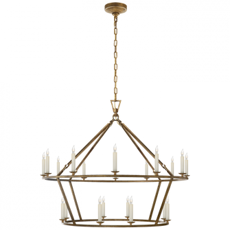 Darlana Large Two-Tiered Ring Chandelier (279|CHC 5179GI)