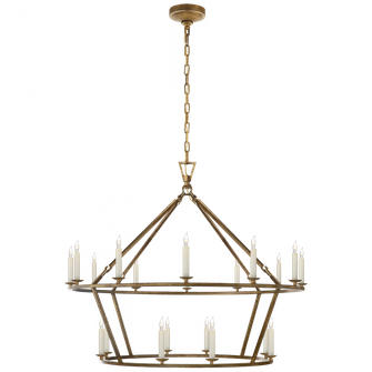 Darlana Large Two-Tiered Ring Chandelier (279|CHC 5179GI)