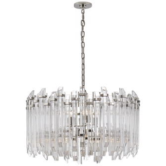 Adele Large Wide Drum Chandelier (279|SK 5421PN-CA)