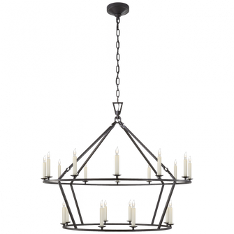 Darlana Large Two-Tiered Ring Chandelier (279|CHC 5179AI)
