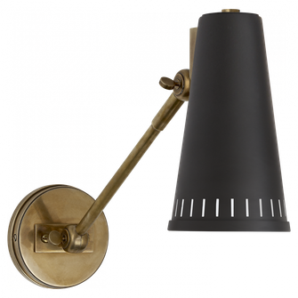 Antonio Adjustable One Arm Wall Lamp (279|TOB 2065HAB-BLK)