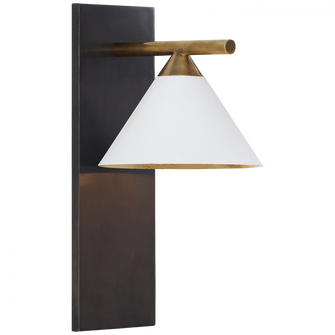 Cleo Sconce (279|KW 2410BZ/AB-WHT)