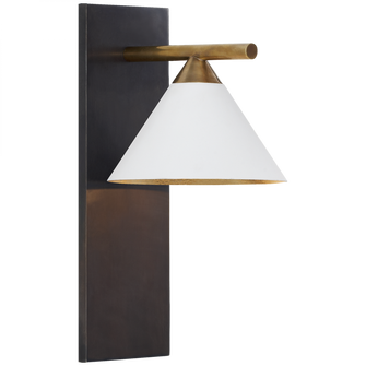 Cleo Sconce (279|KW 2410BZ/AB-WHT)