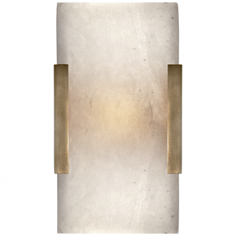 Covet Wide Clip Bath Sconce (279|KW 2115AB-ALB)