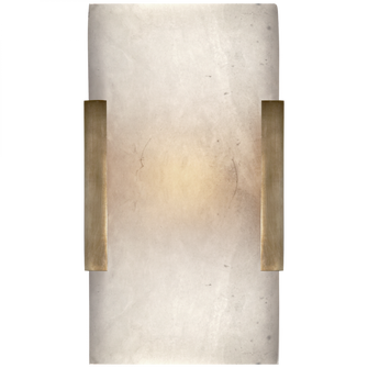 Covet Wide Clip Bath Sconce (279|KW 2115AB-ALB)