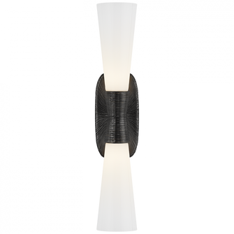 Utopia Large Double Bath Sconce (279|KW 2048AI-WG)