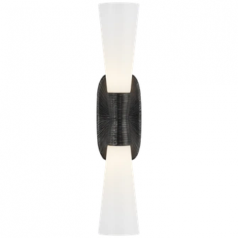 Utopia Large Double Bath Sconce (279|KW 2048AI-WG)