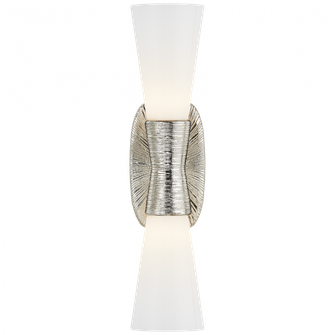 Utopia Small Double Bath Sconce (279|KW 2047PN-WG)