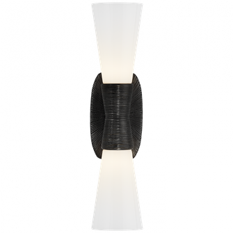 Utopia Small Double Bath Sconce (279|KW 2047AI-WG)
