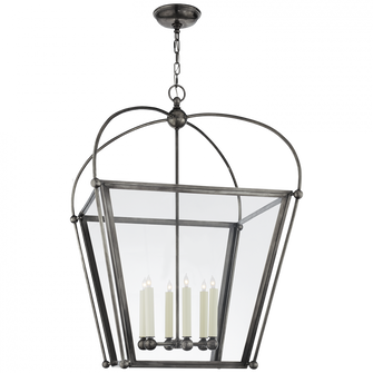 Riverside Large Square Lantern (279|CHC 3440BZ-CG)