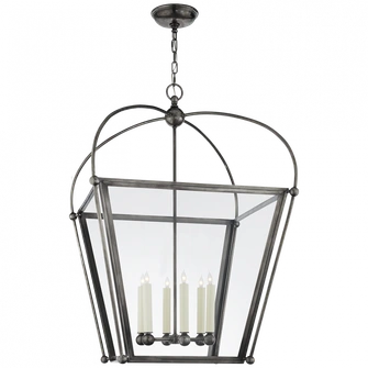 Riverside Large Square Lantern (279|CHC 3440BZ-CG)